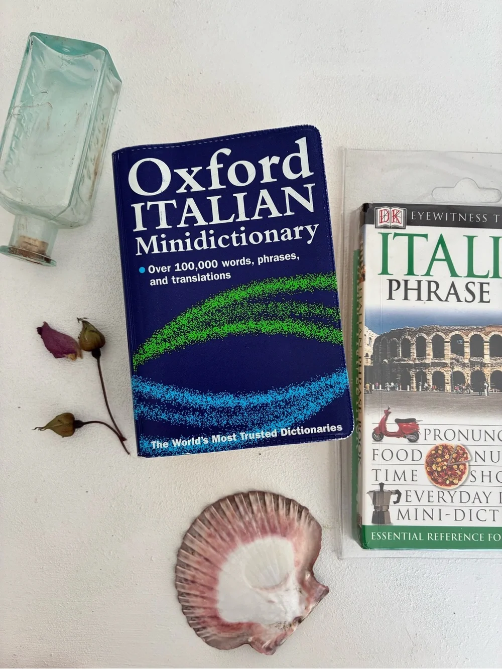 Set of three Italian language learning resources shown - bundles & offers - YES